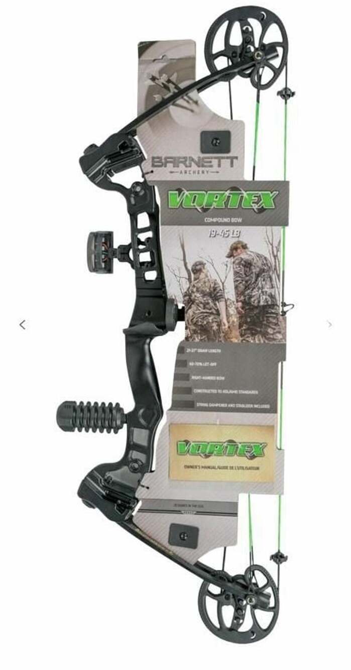 Barnett Vortex Compound Bow 19-45 lb Right-Handed Black